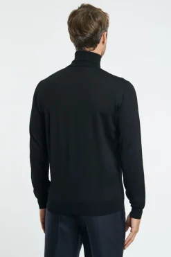 Maglia dolcevita royal merino nero