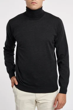 Maglia dolcevita royal merino nero