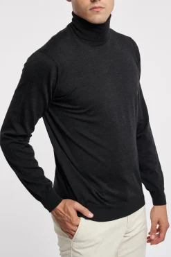 Maglia dolcevita royal merino nero