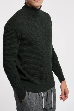 Maglia dolcevita verde