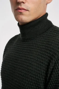 Maglia dolcevita verde