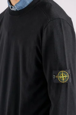 Maglia gircollo 100% lana vergine nero