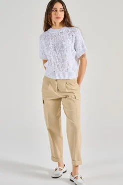 Maglia malfite cotone bianco