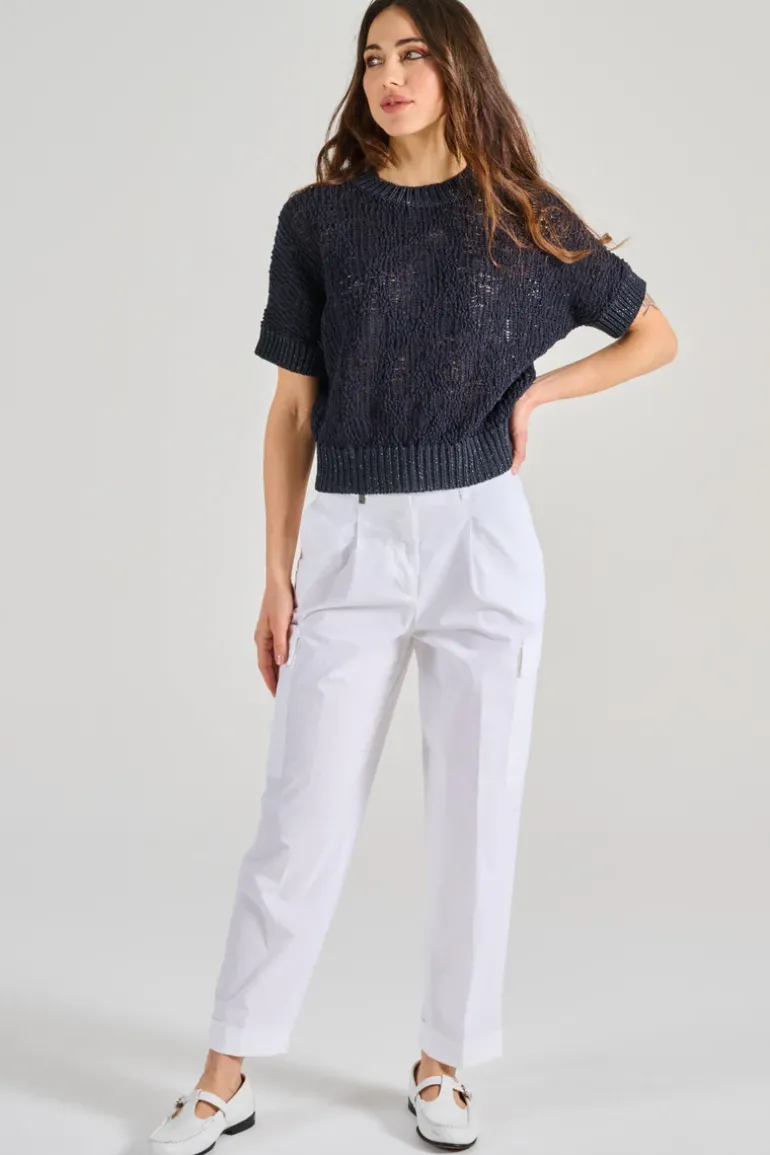 Maglia malfite cotone blu