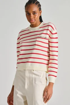 Maglia rita cotone bianco