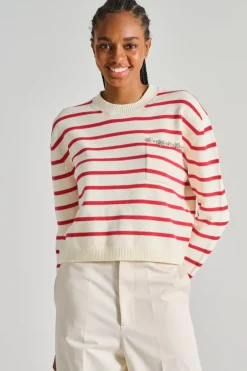 Maglia rita cotone bianco