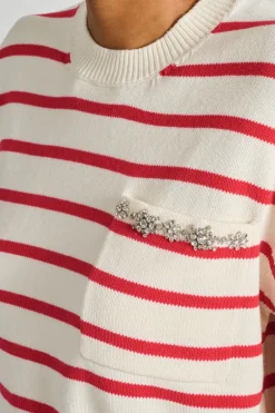 Maglia rita cotone bianco