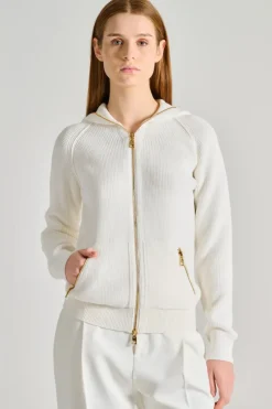 Maglia tricot sintetico bianco