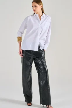 Max mara camicia 100% cotone bianco