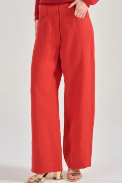 Max mara camicia tessuto rosso