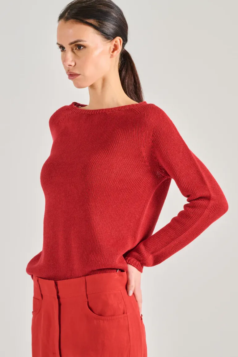 Max mara maglia tessuto rosso