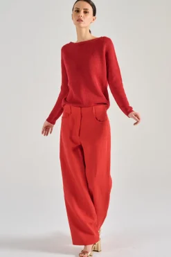 Max mara maglia tessuto rosso
