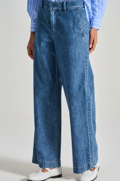 Max mara pantaloni denim blu