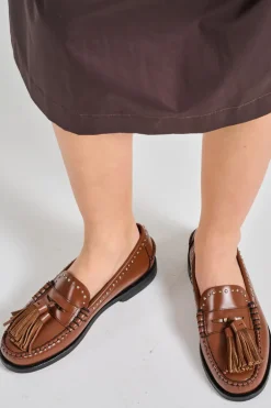 Max mara weekend mocassini pelle marrone