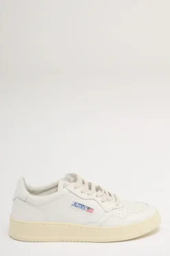 Medalist low wom leat leat bianco donna