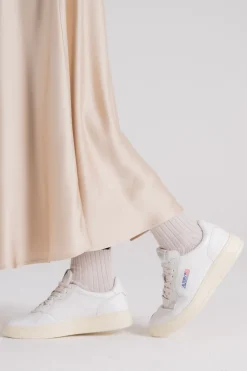 Medalist low wom leat leat bianco donna