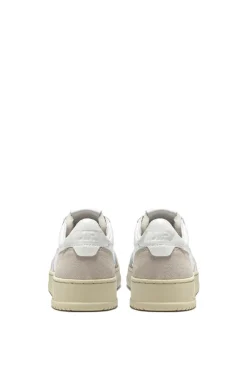 Medalist low wom leat suede bianco donna