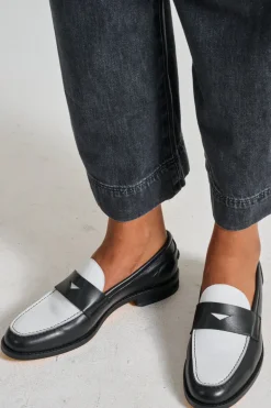 Mocassini penny pelle nero