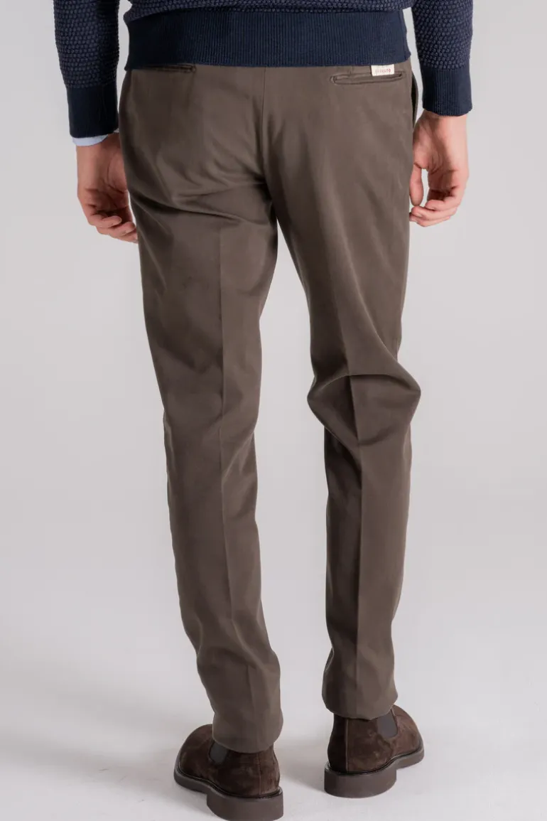 Pantalone 98% co 2% ea marrone