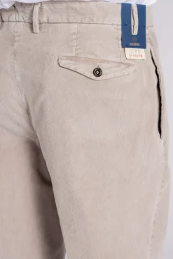 Pantalone 97% cotone 3% elastam marrone