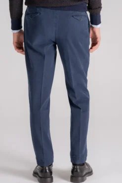 Pantalone 100% cotone blu