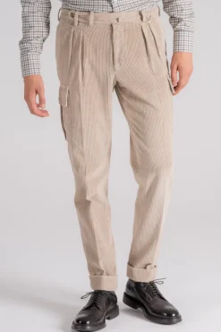 Pantalone 100% cotone velluto a coste regular fit