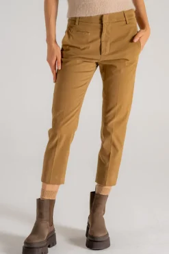 Pantalone ariel cotone/elastam beige