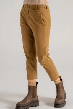 Pantalone ariel cotone/elastam beige