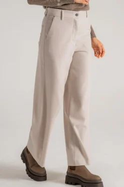 Pantalone beige donna