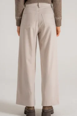 Pantalone beige donna
