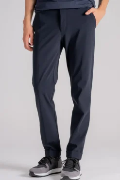 Pantalone chino winter blu in poliammide/elastan