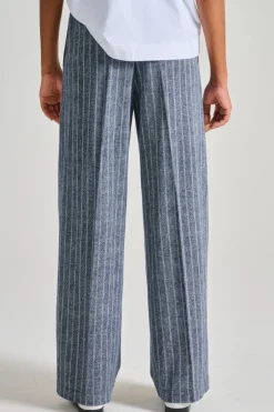 Pantalone coulisse blu