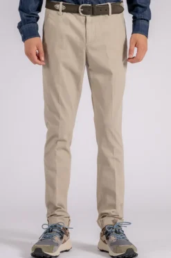 Pantalone gaubert cotone/elastam beige