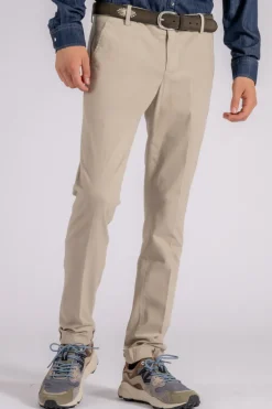Pantalone gaubert cotone/elastam beige