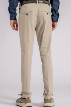 Pantalone gaubert cotone/elastam beige