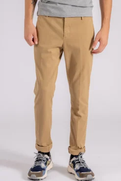 Pantalone gaubert cotone/elastam beige