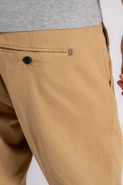 Pantalone gaubert cotone/elastam beige