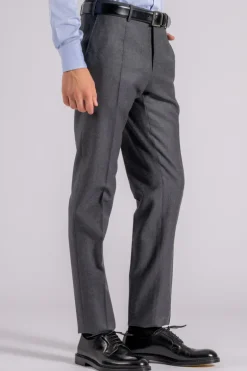Pantalone lana vergine grigio