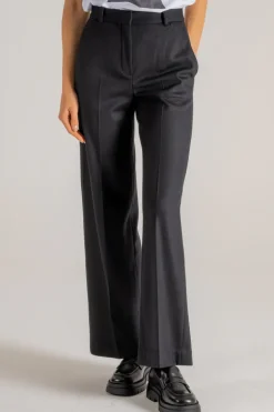 Pantalone lana/cashmere/poliammide nero