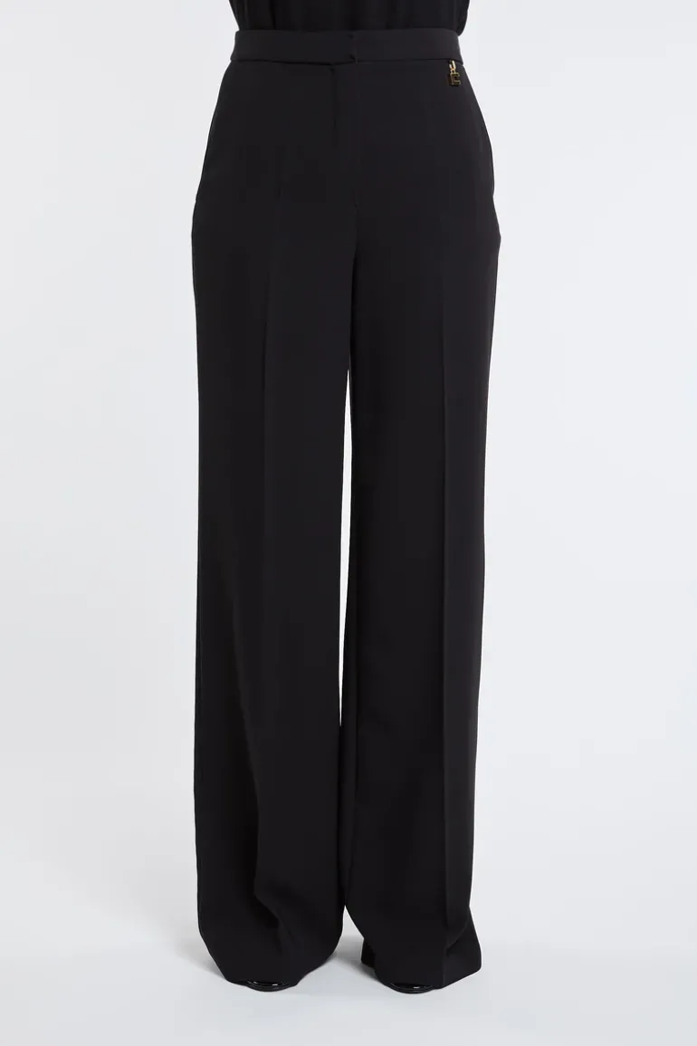 Pantalone nero 95% pl 5% ea