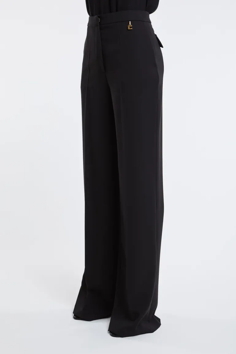 Pantalone nero 95% pl 5% ea