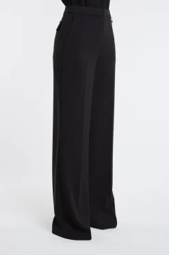 Pantalone nero 95% pl 5% ea