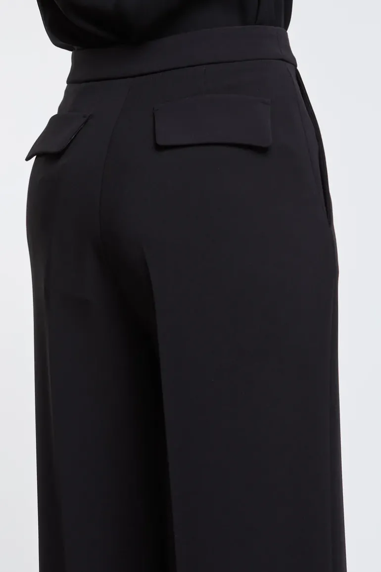 Pantalone nero 95% pl 5% ea