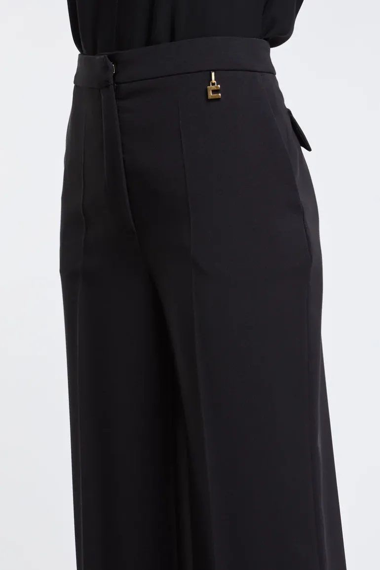 Pantalone nero 95% pl 5% ea