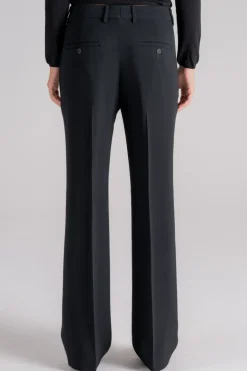 Pantalone nero 53% viscosa 47% acetato