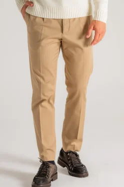 Pantalone new chino 1p beige uomo