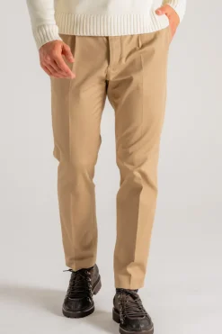 Pantalone new chino 1p beige uomo