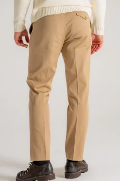 Pantalone new chino 1p beige uomo