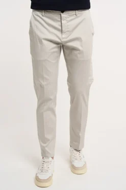 Pantalone prince chinos crop in misto cotone grigio