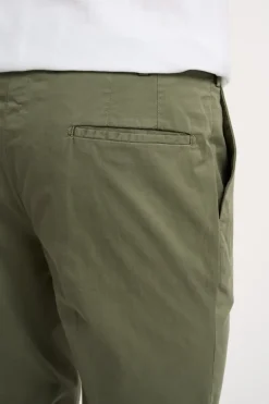 Pantalone ventre piatto 98% cotone/2% elastan verde